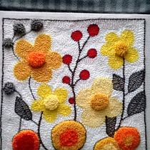 Mi Proyecto del curso: Bordado XL con aguja mágica. Bordado, Decoração de interiores, e Punch needle projeto de Yoly - 14.12.2021