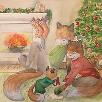 Il mio progetto del corso: Personaggi animali ad acquerello di libri per bambini. Traditional illustration, Fine Arts, Painting, Drawing, Watercolor Painting, Children's Illustration, and Narrative project by Chiara Massimiani - 12.14.2021