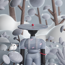My project in Cinema 4D: Bring Playful 3D Illustrations to Life course Ein Projekt aus dem Bereich Traditionelle Illustration, 3D, Digitale Illustration und 3-D-Modellierung von vladislavrutskiy - 14.12.2021