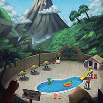 Final Project of animation backgrounds. Traditional illustration, Animation, Digital Illustration, and Digital Painting project by Luis Preciado - 12.15.2021