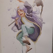 Mi Proyecto del curso: Ilustración manga en acuarela. Un projet de Illustration traditionnelle, Dessin, Aquarelle , et Manga de miriam_him - 15.12.2021