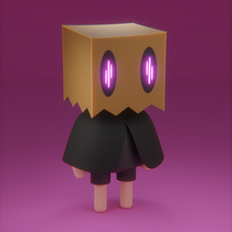 My project in Kawaii Character Creation in 3D with Blender  course Ein Projekt aus dem Bereich Traditionelle Illustration, Design von Figuren, Digitale Illustration, 3-D-Modellierung und Manga von danno_sdatto - 15.12.2021