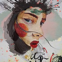 Mi Proyecto del curso: Técnicas de ilustración con acuarela digital. Un progetto di Illustrazione tradizionale, Illustrazione digitale, Pittura ad acquerello, Disegno di ritratti e Disegno digitale di Reyes Boluda - 14.12.2021