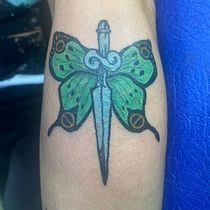 Mariposa: Jolyne Kujo. Un progetto di Illustrazione tradizionale, Disegno, Illustrazione digitale e Design di tatuaggi di Sebastian Robayo Melo - 16.12.2021