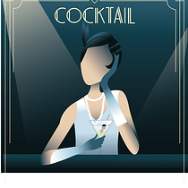 My project in Art Deco Style for Digital Illustration course. Traditional illustration, Fine Arts, Poster Design, and Digital Illustration project by Elise Murr - 12.15.2021