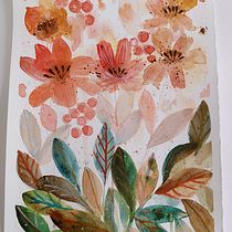 Il mio progetto del corso: Acquerelli floreali: entra in sintonia con la natura. Ilustração tradicional, Pintura, Pintura em aquarela e Ilustração botânica projeto de dolcimaterieprime - 15.12.2021