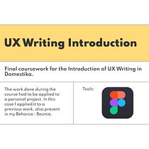 Mi Proyecto del curso: Introducción al UX Writing. UX / UI, Information Design, Cop, writing, and App Design project by Giovanni Turco - 12.16.2021
