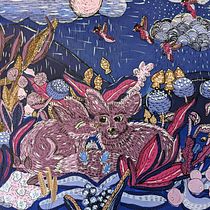 Mein Kursprojekt: Kreative Zeichnung mit Tinte und Gouache. Un projet de Illustration traditionnelle, Créativité, Dessin, Dessin artistique, Peinture acr, lique, Illustration à l'encre , et Peinture gouache de miauumiauu - 16.12.2021