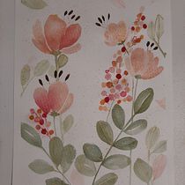 Mi Proyecto del curso: Acuarela floral: conecta con la naturaleza. Ilustração tradicional, Pintura, Pintura em aquarela e Ilustração botânica projeto de lolaycoco - 16.12.2021