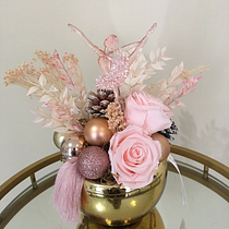 Mi Proyecto del curso: Diseño de centros con flores secas y preservadas. Interior Design, L, scape Architecture, Decoration, DIY, Floral, and Plant Design project by infinityfleurmexico - 12.16.2021