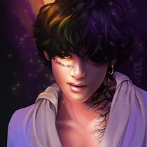 My Introduction Posts in Digital Fantasy Portraits with Photoshop course. Traditional illustration, Drawing, Digital Illustration, Portrait Drawing, Digital Drawing, and Digital Painting project by Juli - 12.17.2021