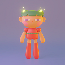 My project in Kawaii Character Creation in 3D with Blender  course Ein Projekt aus dem Bereich Traditionelle Illustration, Design von Figuren, Digitale Illustration, 3-D-Modellierung und Manga von lovesong - 08.12.2021
