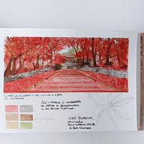 Il mio progetto del corso: Diario di viaggio ad acquerello. Traditional illustration, Watercolor Painting, Architectural Illustration, and Sketchbook project by dolcimaterieprime - 12.17.2021