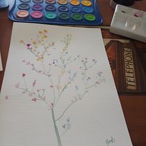 Meu projeto do curso: Ilustração em aquarela com influência japonesa. Traditional illustration, Drawing, and Watercolor Painting project by bela borges - 12.18.2021