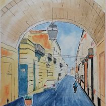 Il mio progetto del corso: Disegno architettonico con acquerello e inchiostro. Sketching, Drawing, Watercolor Painting, Architectural Illustration, Sketchbook & Ink Illustration project by Giovanni Basile - 12.18.2021