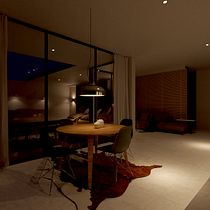 Mi Proyecto del curso: Visualización arquitectónica con V-Ray para SketchUp. Un proyecto de Arquitectura, Arquitectura interior, Arquitectura digital y Visualización arquitectónica de Andrea Beatriz - 19.12.2021