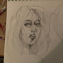 My project in Portrait Sketchbooking: Explore the Human Face course. Een project van  Schetsen,  Tekening,  Portrettekening,  Artistieke tekening y Sketchbook van Vivianne Pereira - 17.12.2021