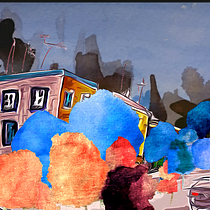 My project in Architectural Illustration: Capture a City’s Personality course. Un proyecto de Ilustración tradicional, Arquitectura, Dibujo, Ilustración digital e Ilustración arquitectónica de Lorenzo Lolli - 19.12.2021