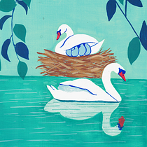 Mon projet du cours : Peinture à la gouache : illustrer la vie sauvage. Traditional illustration, Fine Arts, Painting, and Gouache Painting project by Aurelie Boisbunon - 12.19.2021