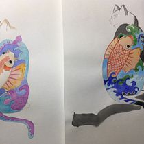 Mi Proyecto del curso: Ilustración en acuarela con influencia japonesa. Traditional illustration, Drawing, and Watercolor Painting project by Leticia Galán Vallejos - 12.19.2021