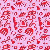 Mój projekt z kursu: Stwórz i powtórz. Un projet de Illustration traditionnelle, Création de motifs, Aquarelle , et Estampe de Monika Munoz Wasztyl - 19.12.2021