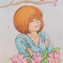 Meu projeto do curso: Ilustração em aquarela com influência japonesa. Traditional illustration, Drawing, and Watercolor Painting project by Rodrigo Fernandes - 12.19.2021