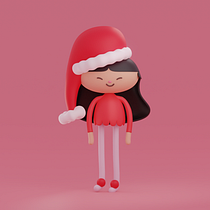 My project in Kawaii Character Creation in 3D with Blender course Ein Projekt aus dem Bereich Traditionelle Illustration, Design von Figuren, Digitale Illustration, 3-D-Modellierung und Manga von smilgarenate - 19.12.2021