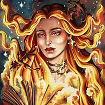 My project in Digital Fantasy Portraits with Photoshop course. Traditional illustration, Drawing, Digital Illustration, Portrait Drawing, Digital Drawing, and Digital Painting project by Kateryna Byshyk - 02.03.2022