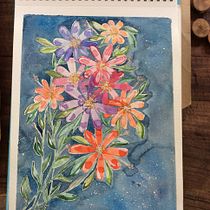 Mi Proyecto del curso: Creación de paletas de color con acuarela. Traditional illustration, Fine Arts, Painting, Watercolor Painting, and Color Theor project by Nina López - 12.19.2021