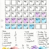 My project in Introduction to Illustrated Bullet Journaling course. Projekt z dziedziny Trad, c, jna ilustracja, Craft, T, pografia,  R, sunek, R, sunek botaniczn, DIY,  Pismo dekorac i jne użytkownika Elena Saribekova - 20.12.2021