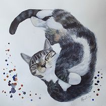 My project in Expressive Animal Portraits in Watercolor course. Un projet de Illustration traditionnelle, Aquarelle, Dessin réaliste et Illustration naturaliste de Mariapaola Sorrentino - 14.12.2021