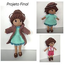 Meu projeto do curso: Amigurumi: design de roupa, cabelo e acessórios. Projekt z dziedziny Craft, Projektowanie zabawek,  Tkactwo, Sz, dełkowanie, Amigurumi, Wzornictwo tekst i liów użytkownika Marilise Kozoroski - 04.02.2022