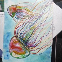Mój projekt z kursu: Nowoczesne techniki akwareli. Traditional illustration, Fine Arts, Painting, and Watercolor Painting project by Mojmira Kruszynka - 12.20.2021