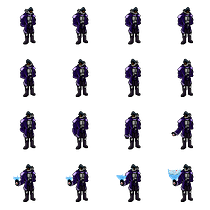 Mi Proyecto del curso: Animación de personajes en pixel art para videojuegos Ein Projekt aus dem Bereich Animation von Figuren, Videospiele, Pixel Art und Videospielentwicklung von Isaac Rivas Varela - 20.12.2021