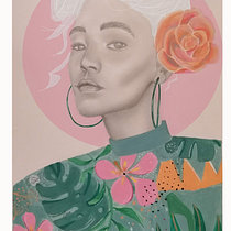 Mi Proyecto del curso: Retrato con lápiz, técnicas de color y Photoshop. Ilustração tradicional, Artes plásticas, Desenho a lápis, Desenho, Ilustração digital, e Desenho de retrato projeto de despinos - 21.12.2021