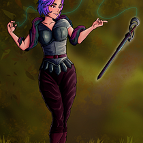Mi Proyecto del curso: Pintura digital para personajes en Procreate Ein Projekt aus dem Bereich Traditionelle Illustration, Design von Figuren und Digitale Illustration von jesa.9876 - 20.12.2021