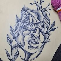 Mój projekt z kursu: Techniki tatuażu blackwork z użyciem cienkich linii. Un progetto di Design di tatuaggi di Anna Matuszewska - 10.12.2021