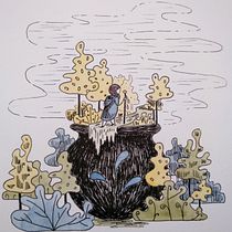 My project in Illustrated Stories: From Idea to Paper course. Traditional illustration, Fine Arts, Painting, Pencil Drawing, Drawing, Watercolor Painting, Children's Illustration, and Narrative project by Lau - 12.21.2021