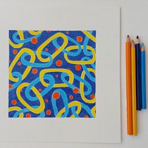 Mein Kursprojekt: Botanische Muster im Skizzenbuch. Ilustração tradicional, Pattern Design, Ilustração botânica, e Sketchbook projeto de Petra Tragauer - 21.12.2021
