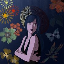 In the Garden of Her Imagination. Traditional illustration, Digital Illustration, and Digital Painting project by Dennis Chua - 12.17.2021