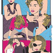 The Queen . Un projet de Illustration vectorielle, Conception d'affiches et Illustration numérique de Maria Fernanda Salveti - 20.12.2021