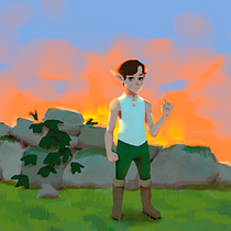 My project in Lighting Principles for Digital Painting course. Traditional illustration, Digital Illustration, and Digital Painting project by sargento_bigode - 12.22.2021