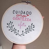 Meu projeto do curso: Técnicas básicas para bordado de letras. Un projet de Broderie , et Design textile de gizelleapolo2017 - 22.12.2021