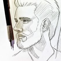 Mi Proyecto del curso: Sketchbook de retrato: explora el rostro humano. Een project van  Schetsen,  Tekening,  Portrettekening,  Artistieke tekening y Sketchbook van Manuel Rodríguez Escobedo - 19.12.2021