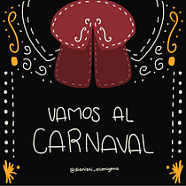 Vamos al Carnaval. Traditional illustration, Character Design, Character Animation, 2D Animation, Digital Illustration, Digital Drawing, and Animated Illustration project by Diana Soto - 12.21.2021