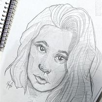 Meu projeto do curso: Caderno de retratos: explore o rosto humano. Een project van  Schetsen,  Tekening,  Portrettekening,  Artistieke tekening y Sketchbook van toin776 - 23.12.2021