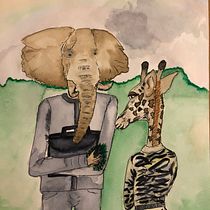 Meu projeto do curso: Animalário botânico: aquarela, tinta e grafite. Traditional illustration, Fine Arts, Painting, Drawing, Watercolor Painting, Botanical Illustration, Ink Illustration, and Naturalistic Illustration project by Soniweb Santos - 12.23.2021