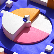 My project in Applied Color for 3D Design and Animation course. Een project van  Ontwerp, 3D, 3D-animatie,  3D-modellering,  3D-ontwerp, Digitaal ontwerp y Kleurentheorie van moon_palace - 23.12.2021