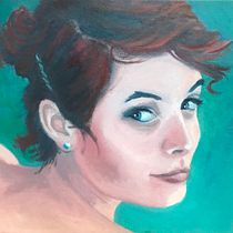 Mein Kursprojekt: Ausdrucksstarke Ölporträts: Entdecke die Technik der Alla-Prima-Malerei. Fine Arts, Painting, and Oil Painting project by petraflensart - 12.27.2021