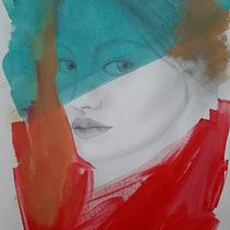 My project in Mixed Media Portraiture: Capturing Expressions and Emotions course Ein Projekt aus dem Bereich Bildende Künste, Bleistiftzeichnung, Zeichnung, Porträtzeichnung, Realistische Zeichnung und Artistische Zeichnung von majka13_79 - 24.12.2021